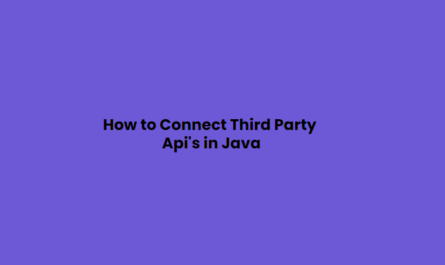 How to Connect Third Party Api's in Java